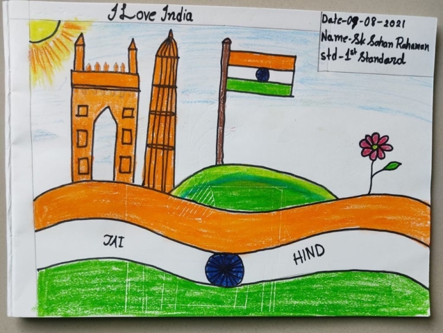 Poster on independence day india/ independence day drawing ideas handmade | Independence  day drawing, Independence day poster, Poster on independence day