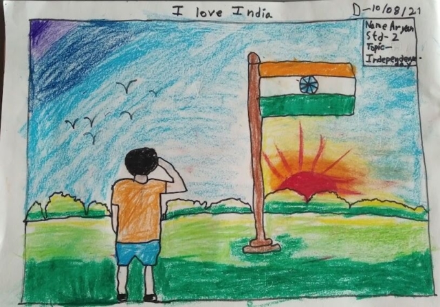 Drawing on independence day – India NCC-nextbuild.com.vn