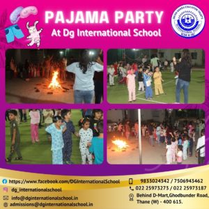 pajama party at dg international school